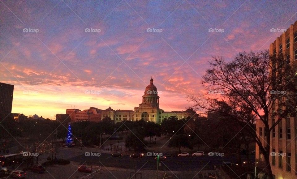 Texas Capitol Sunset