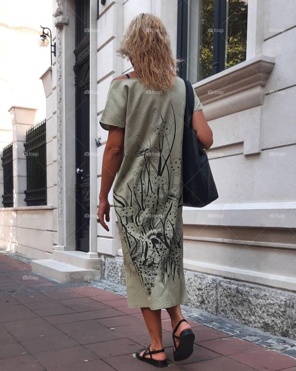 Authentic unique dress ✅ made of recycled material ♻️