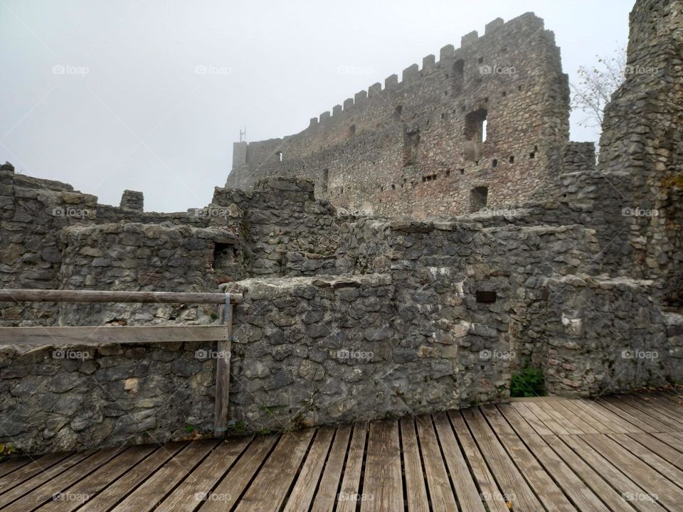 Medieval Castle Ruins in Bavaria