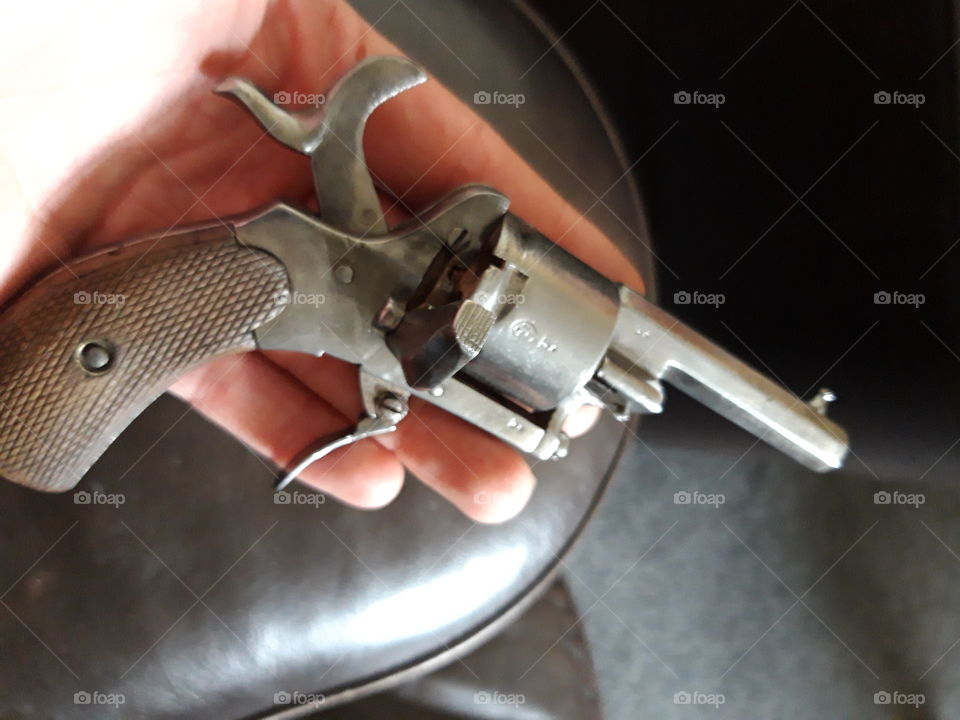 pinfire revolver cleaned up