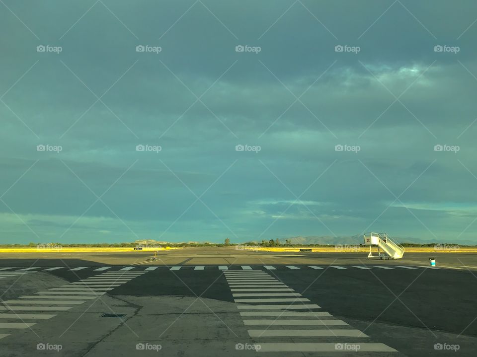 Isolated airport 