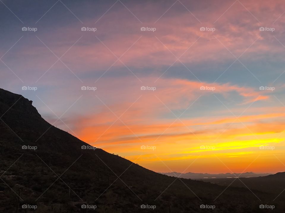 Tucson Desert Sunset 