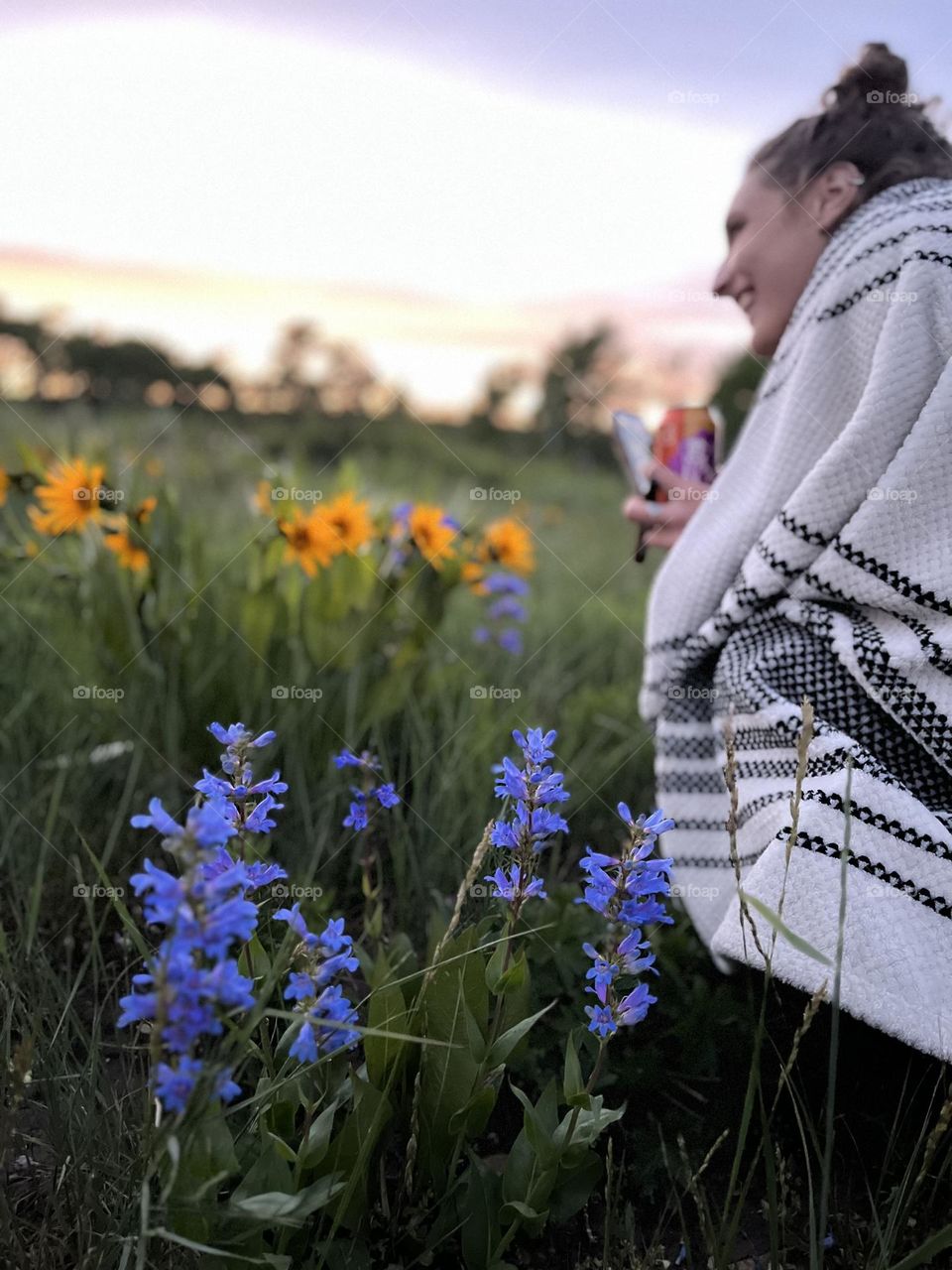 Springtime means camping amongst the wildflowers even when it’s a bit chilly to do so 