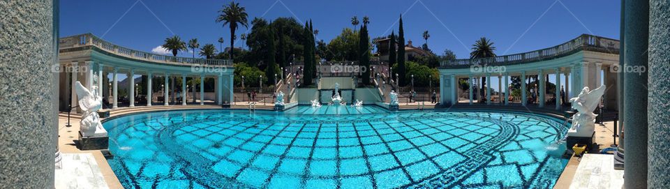 sky trees water pool by itsAus