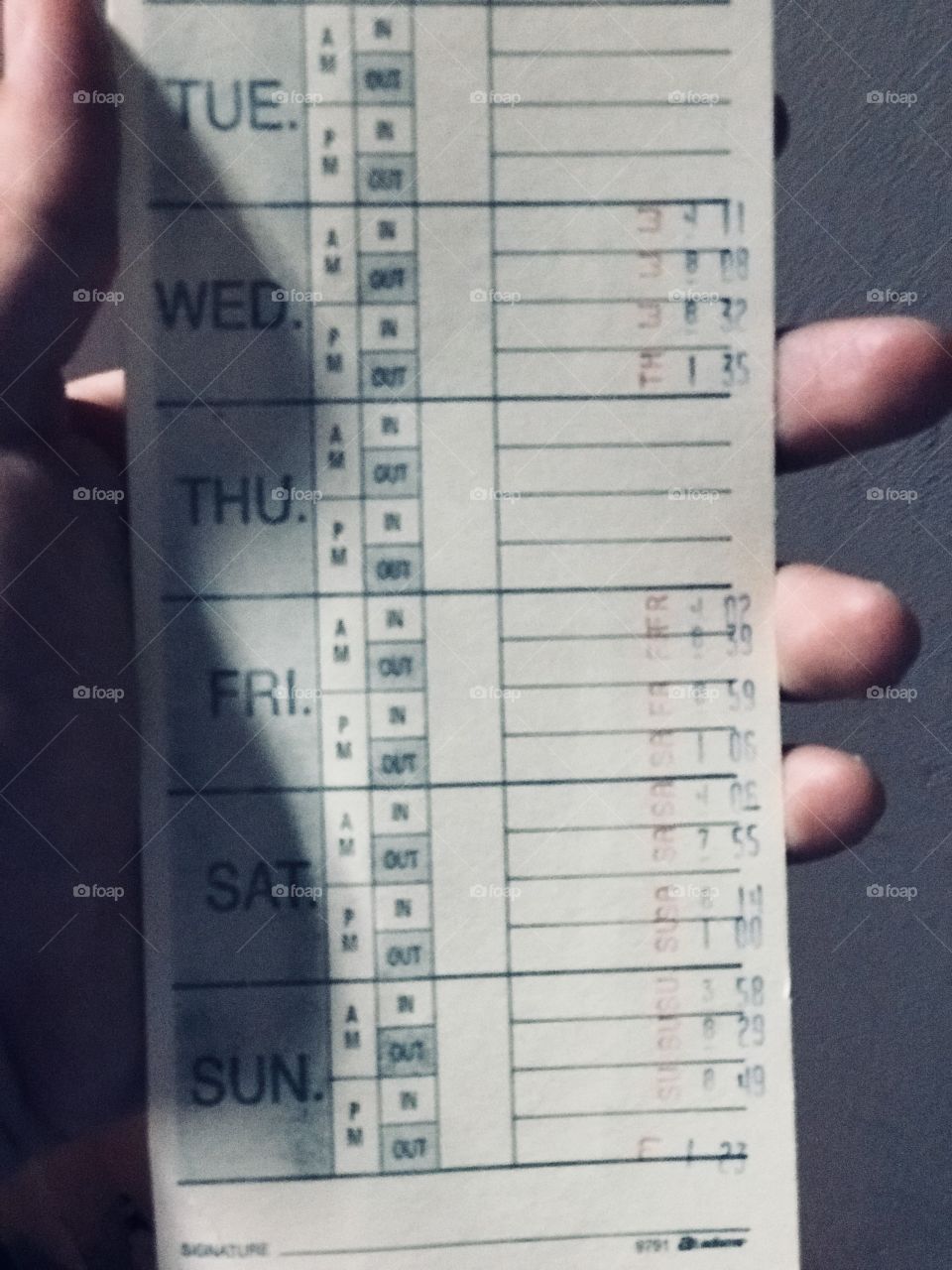 Time card