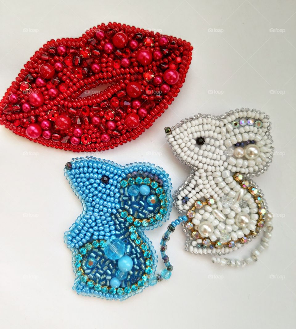 Beautiful brooches