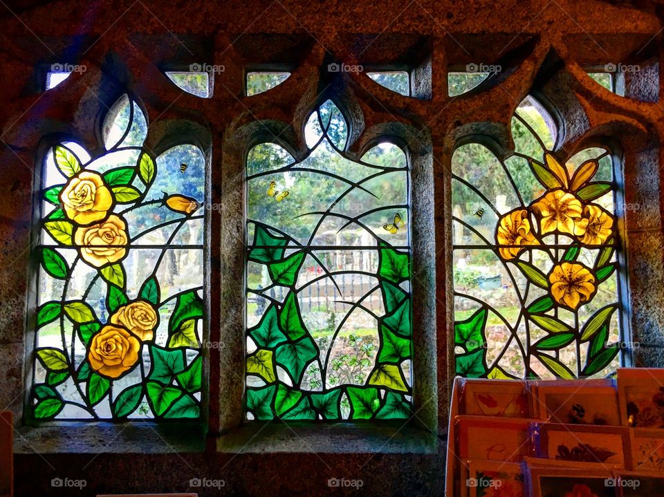 Stained glass windows 