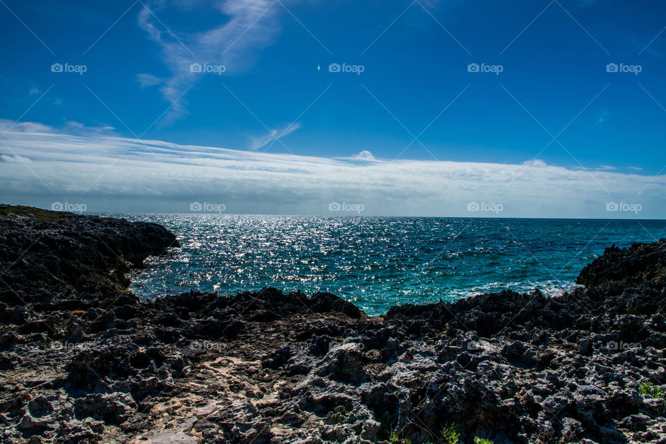 Blue Sky, Blue Ocean, Nassau, Bahamas