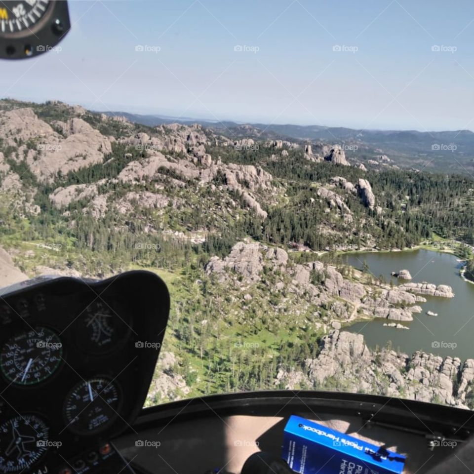 South Dakota view from sky