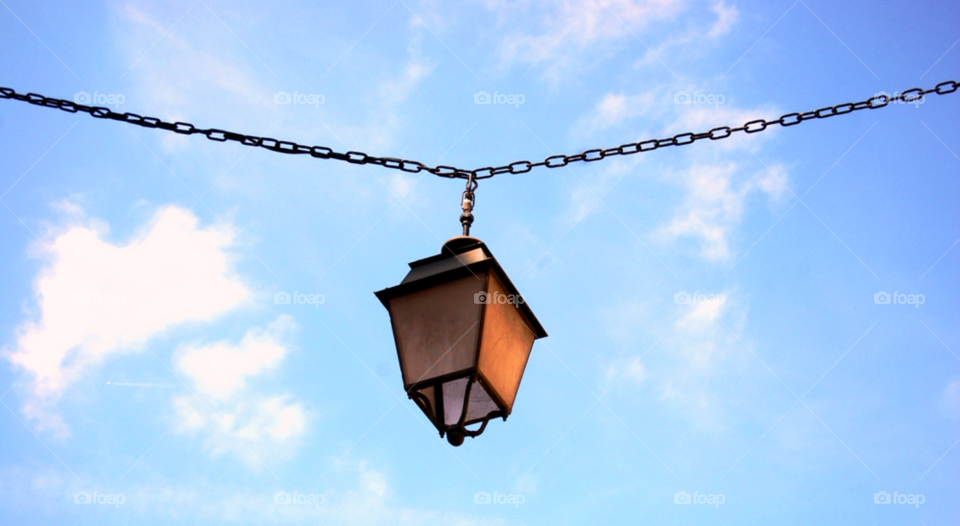 sky france street lamp cannes by Giorgomihalos