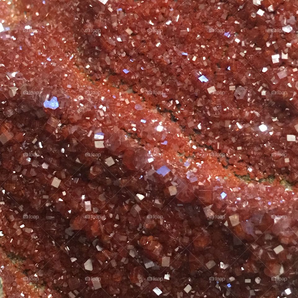 Abstract crystal texture