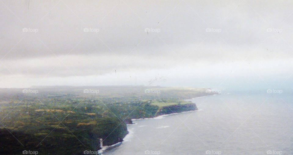 Coast of Maui from an old panoramic film