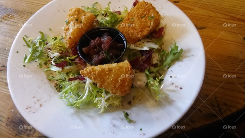 Toasted Cheese And Salad