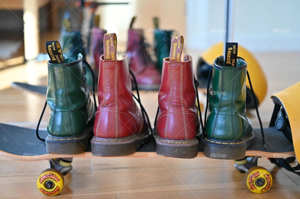 Dr Martens boots.