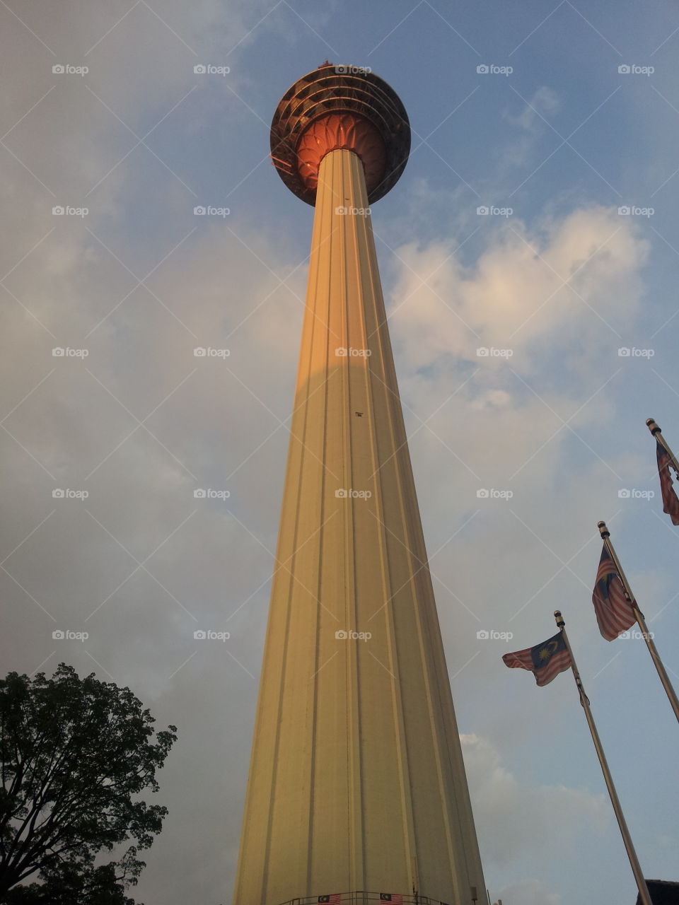The KL Tower. The KL Tower in Kaula Lumpur-Malaysia