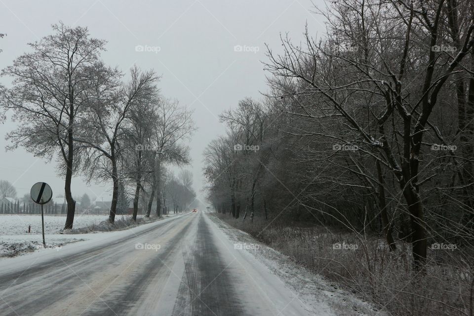 Winter road