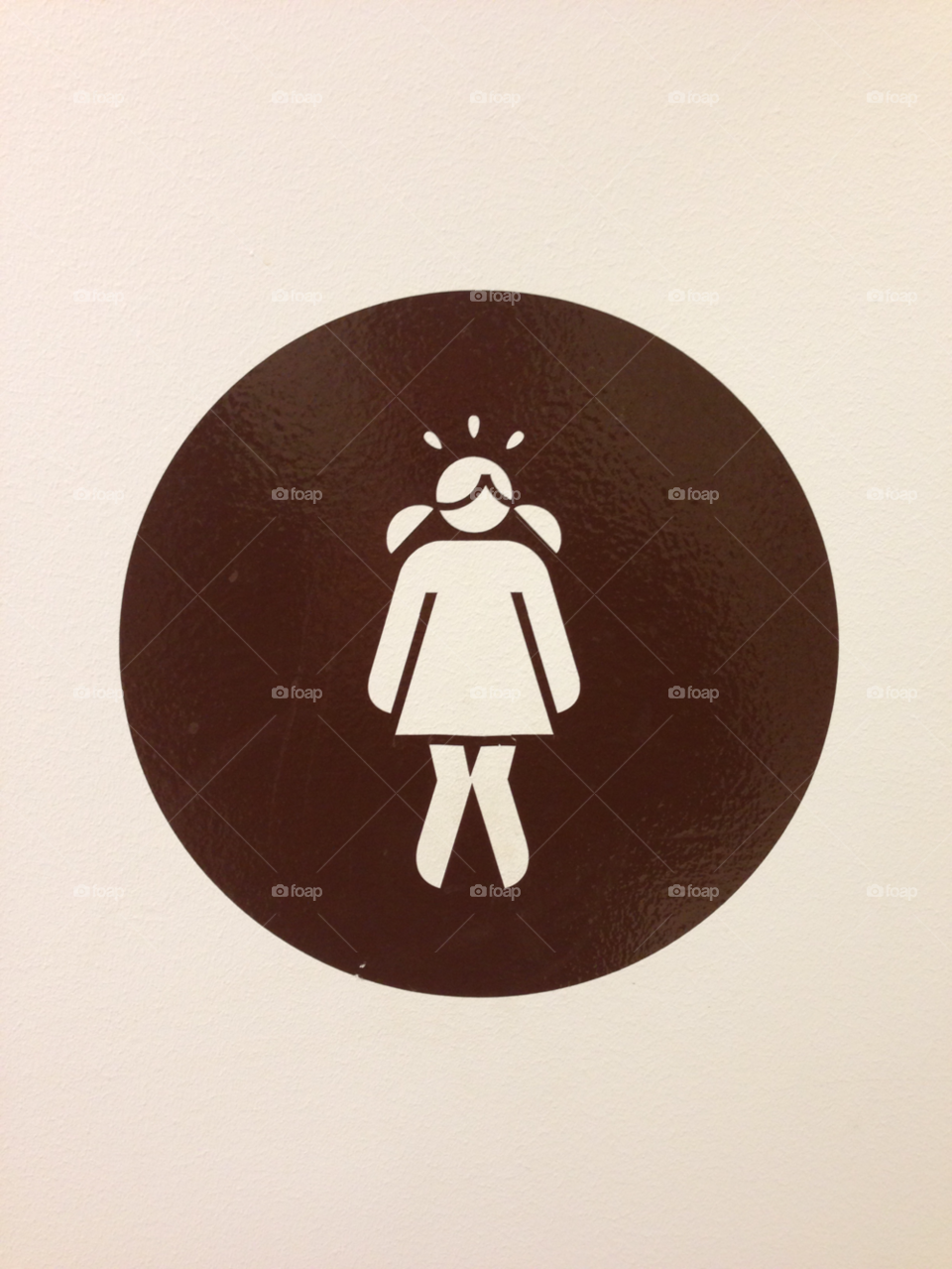 girl woman sign toilet by MagnusPm