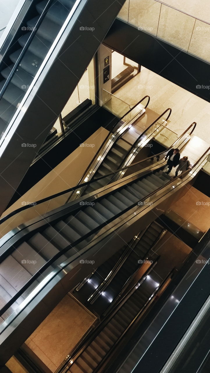 No Person, Step, Indoors, Escalator, Architecture