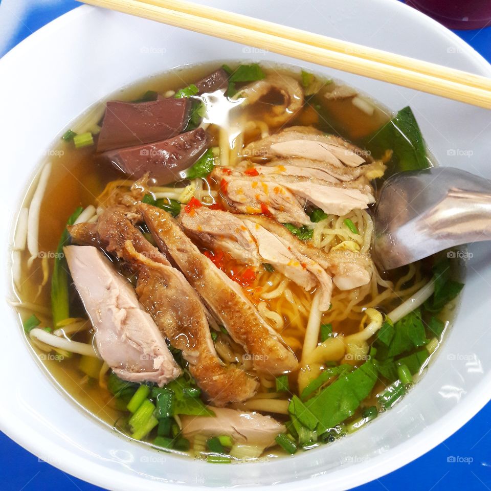 Noodle Soup with chicken