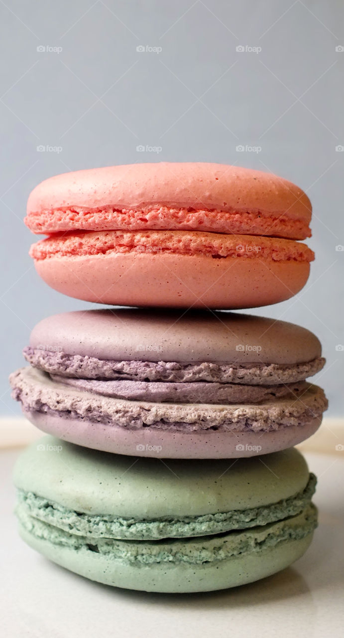 Pretty pile of macaroons 
