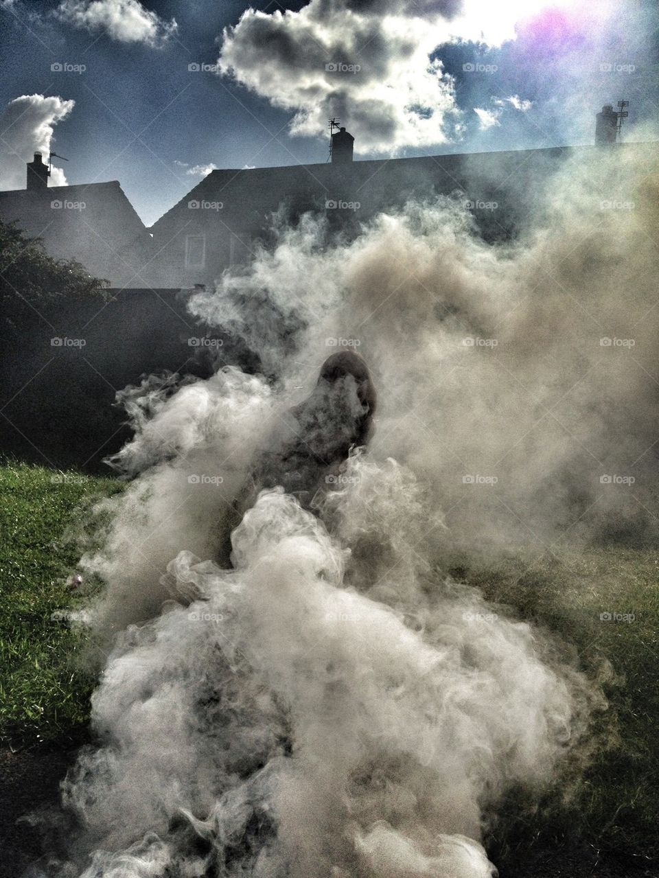 Clouds Above and Below