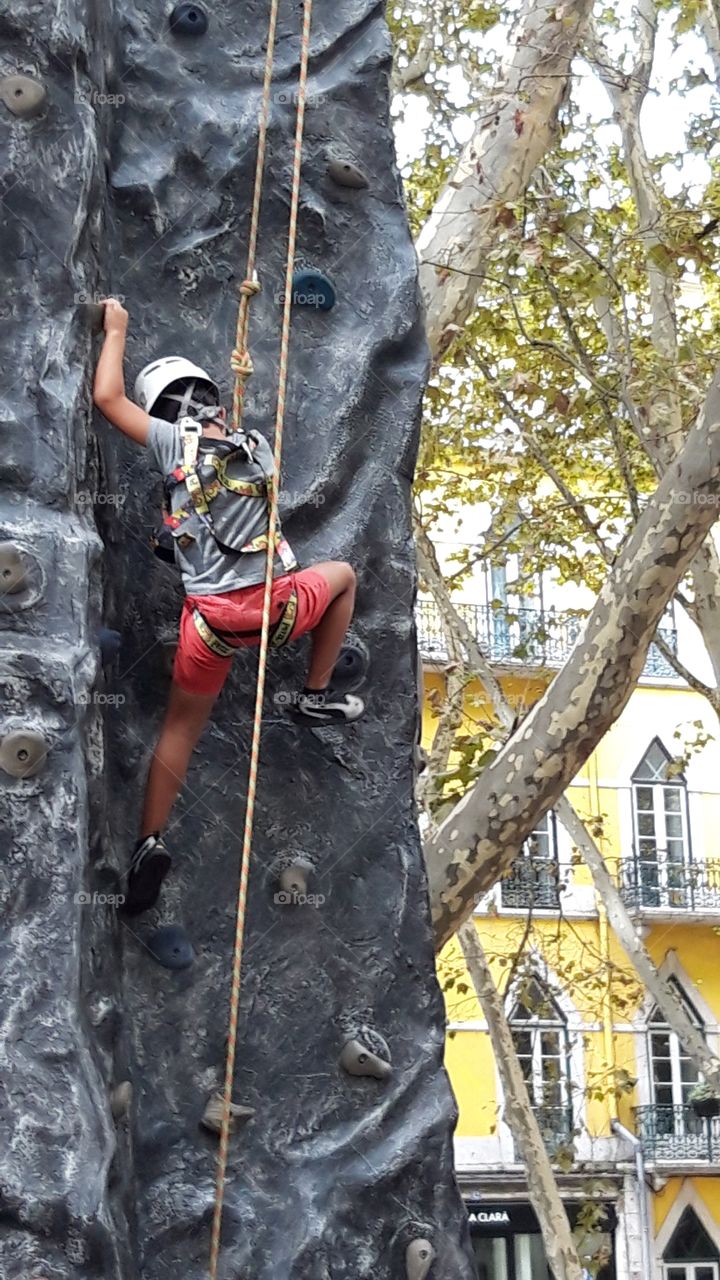 climbing in Lisbon