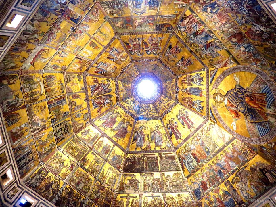 Florence baptistery ceiling