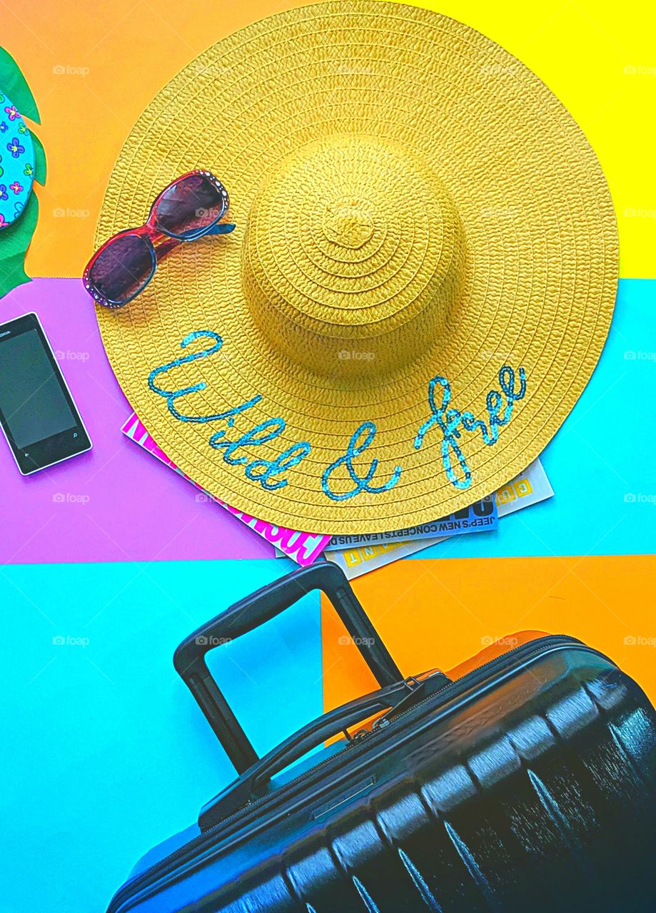 Suitcase for holiday