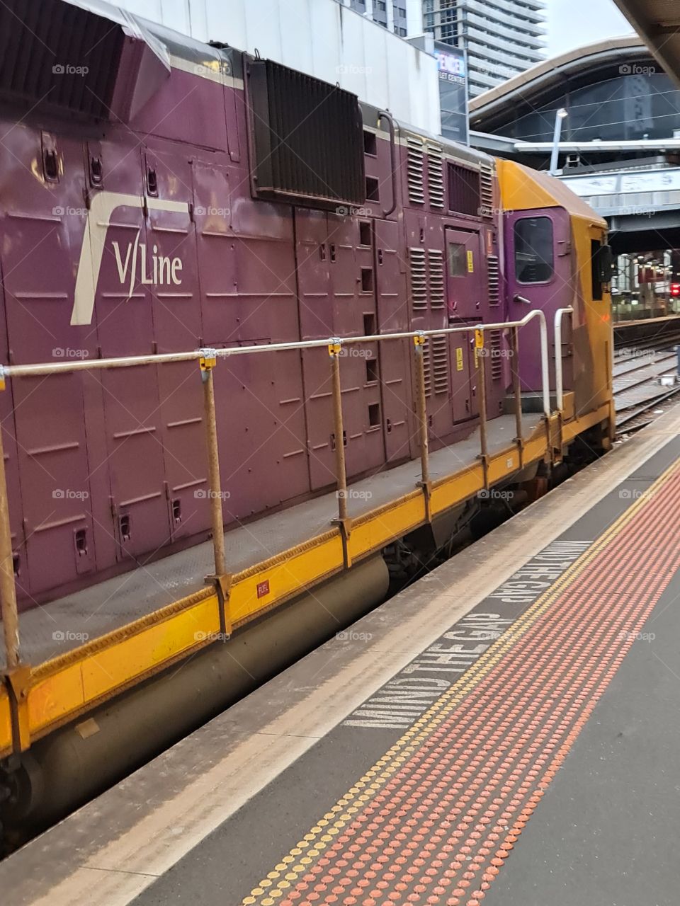 Choo Choo V-Line diesel Train Melbourne Victoria Australia
