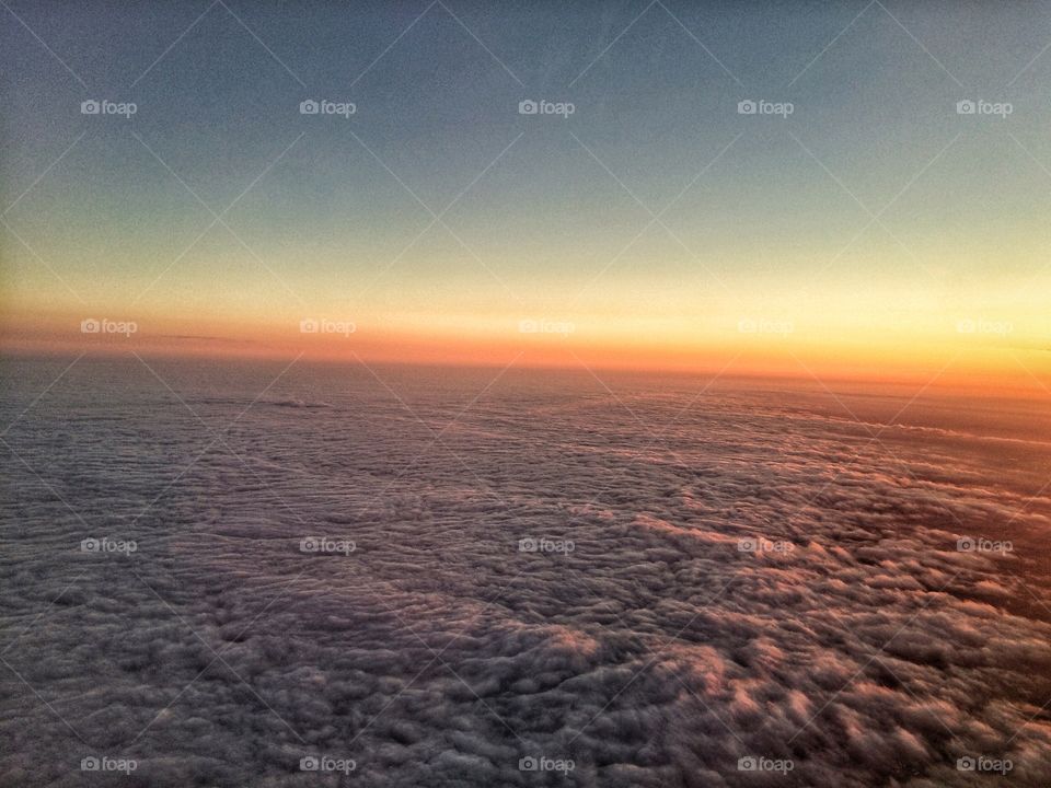Sunset from 36,000'