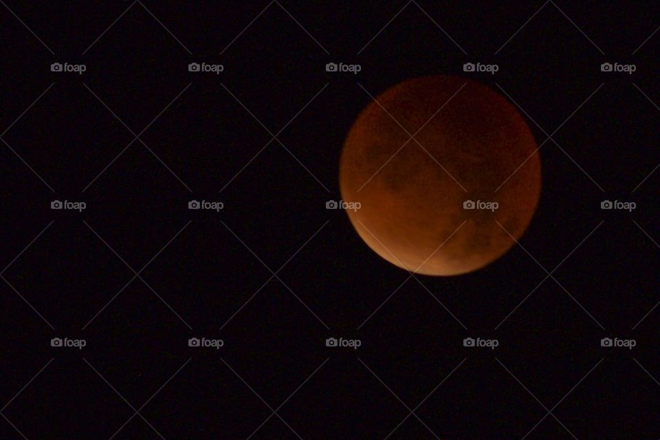 Eclipse. Supermoon lunar eclipse 2015