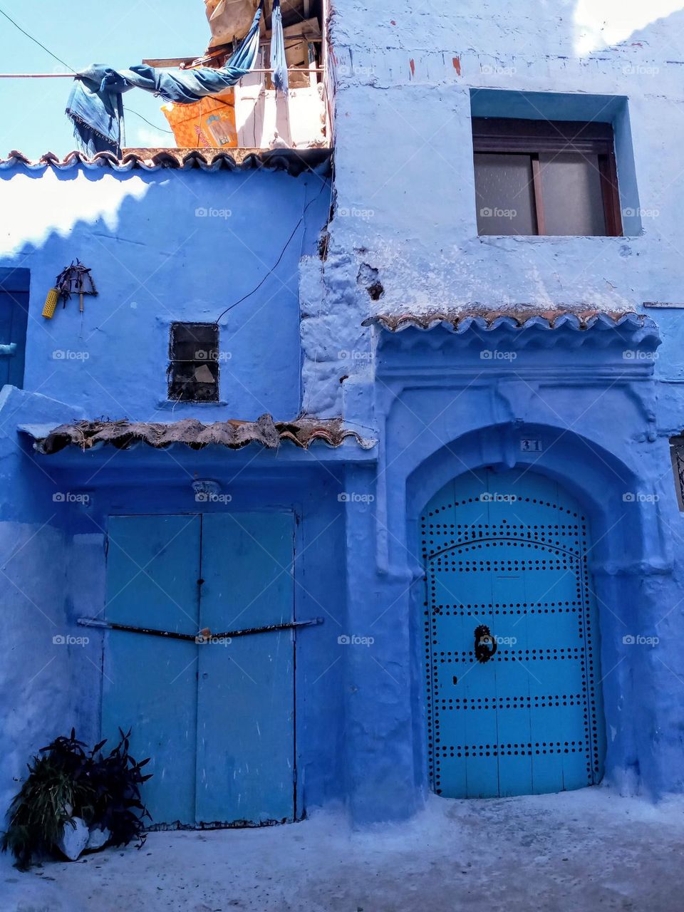 Ancien habitation in chefchaouen city of Morroco