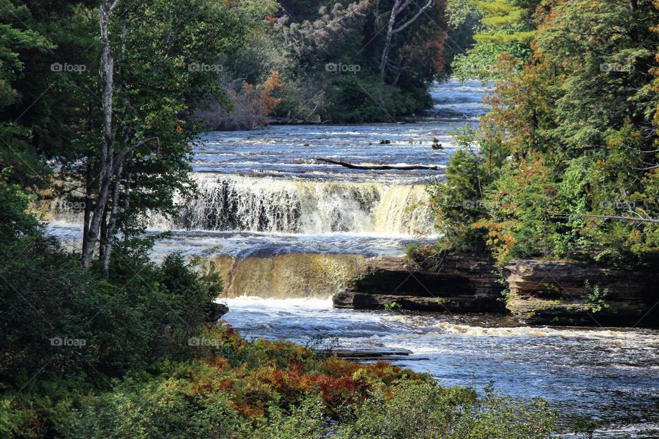 lower falls at Tahquamenon falls state park