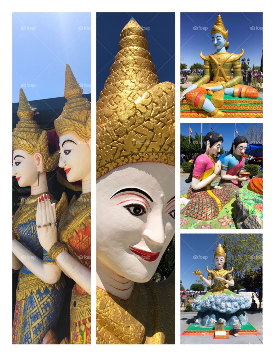 Buddhist collage