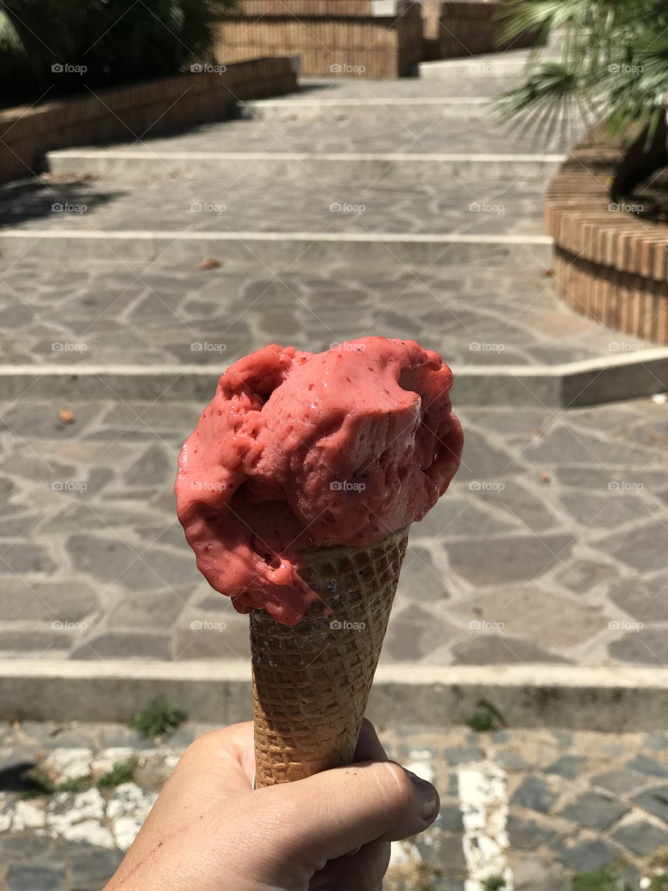 Gelato alla fragola