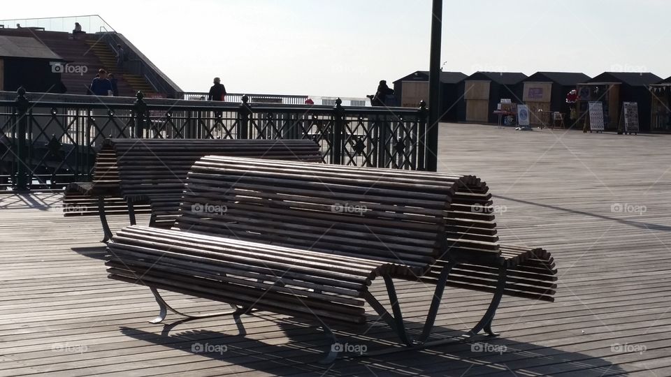 No Person, Water, Bench, Travel, Chair