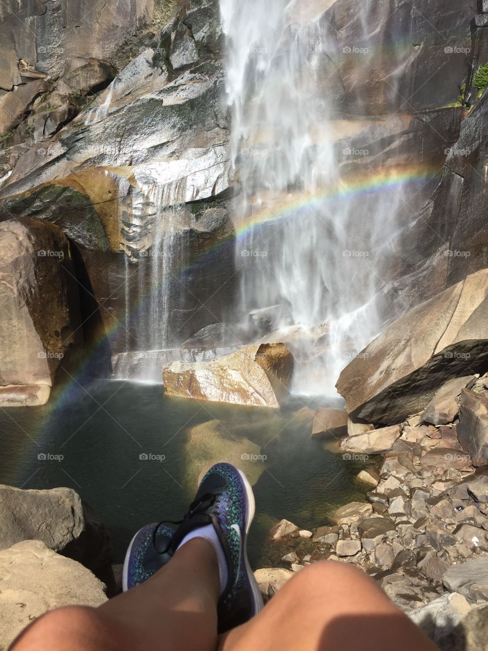 Enjoying the majestic view in Yosemite California 