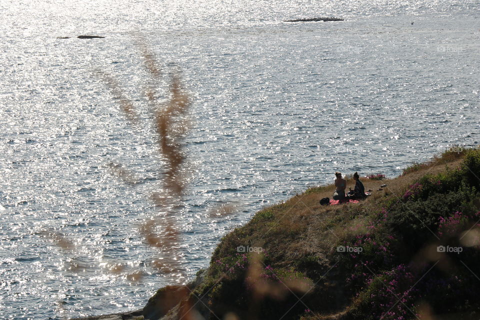 Picnic by the ocean