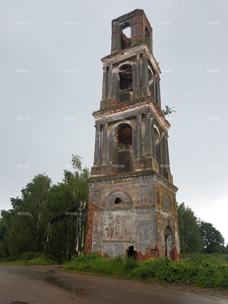 Old tower in Russia