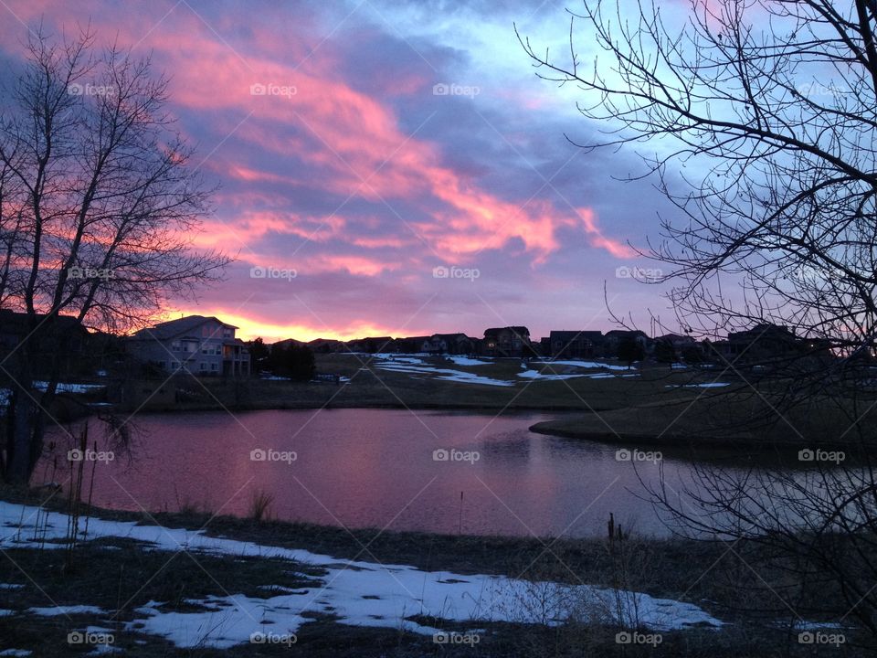 Sunrise on the lake