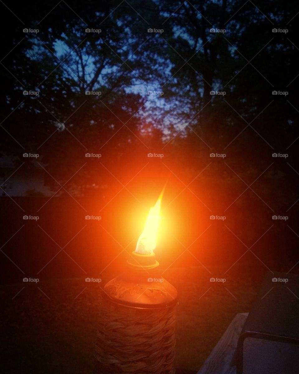 Citronella Candle Tiki Torch