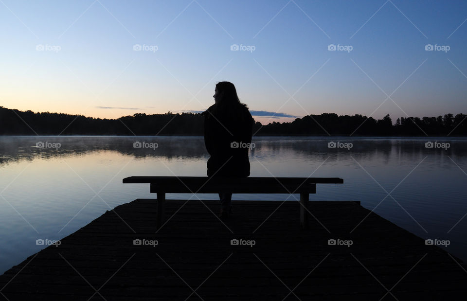 Lake, Reflection, Water, Dawn, Landscape