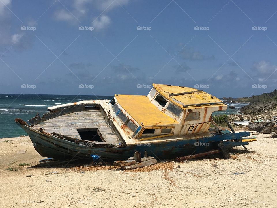 Shipwreck Bathsheba Barbados "the Derek"