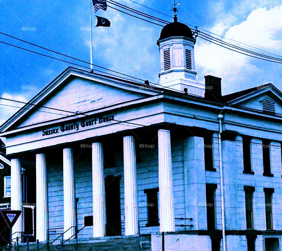 County courthouse. this is the "old" Sussex county courthouse in Newton NJ