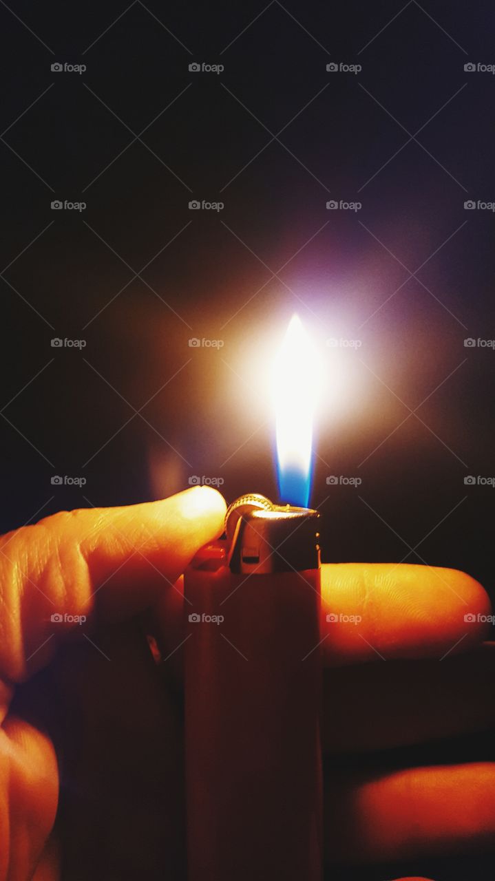 lighter flame