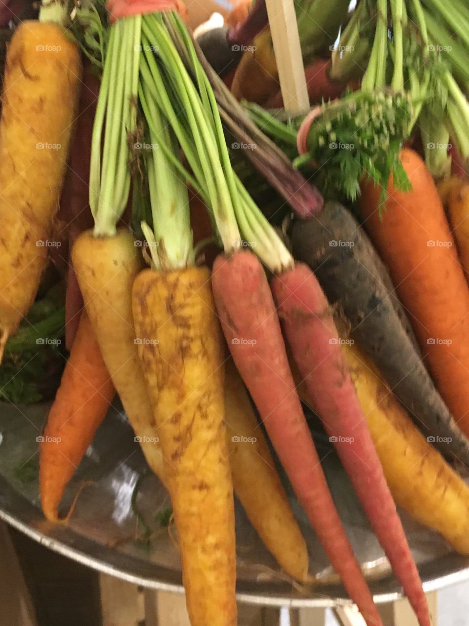 Colorful carrots  