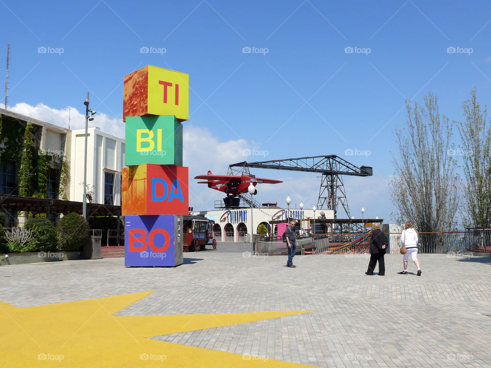 Tibidabo in Barcelona, Spain