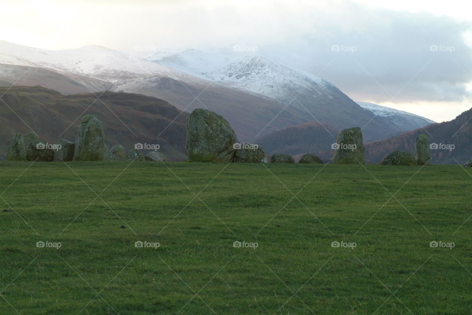 Castlerigg stone circle Lake District 