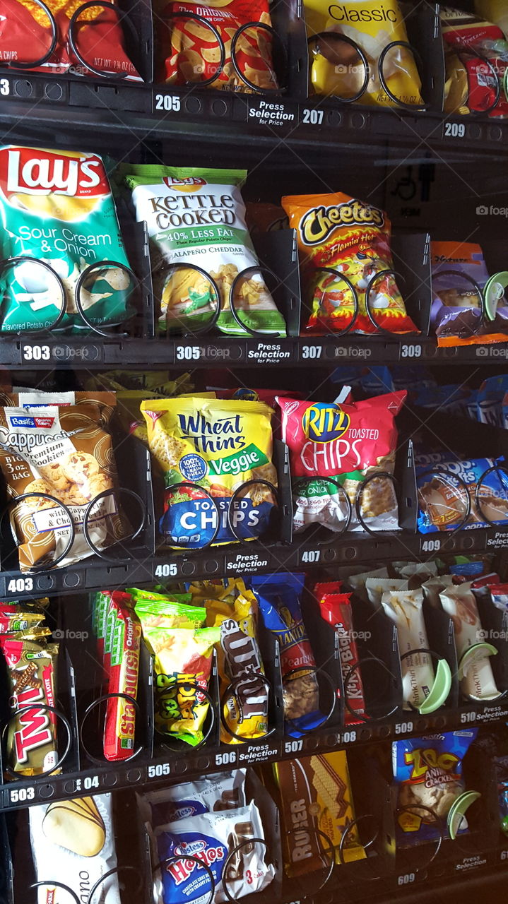 vending machine options