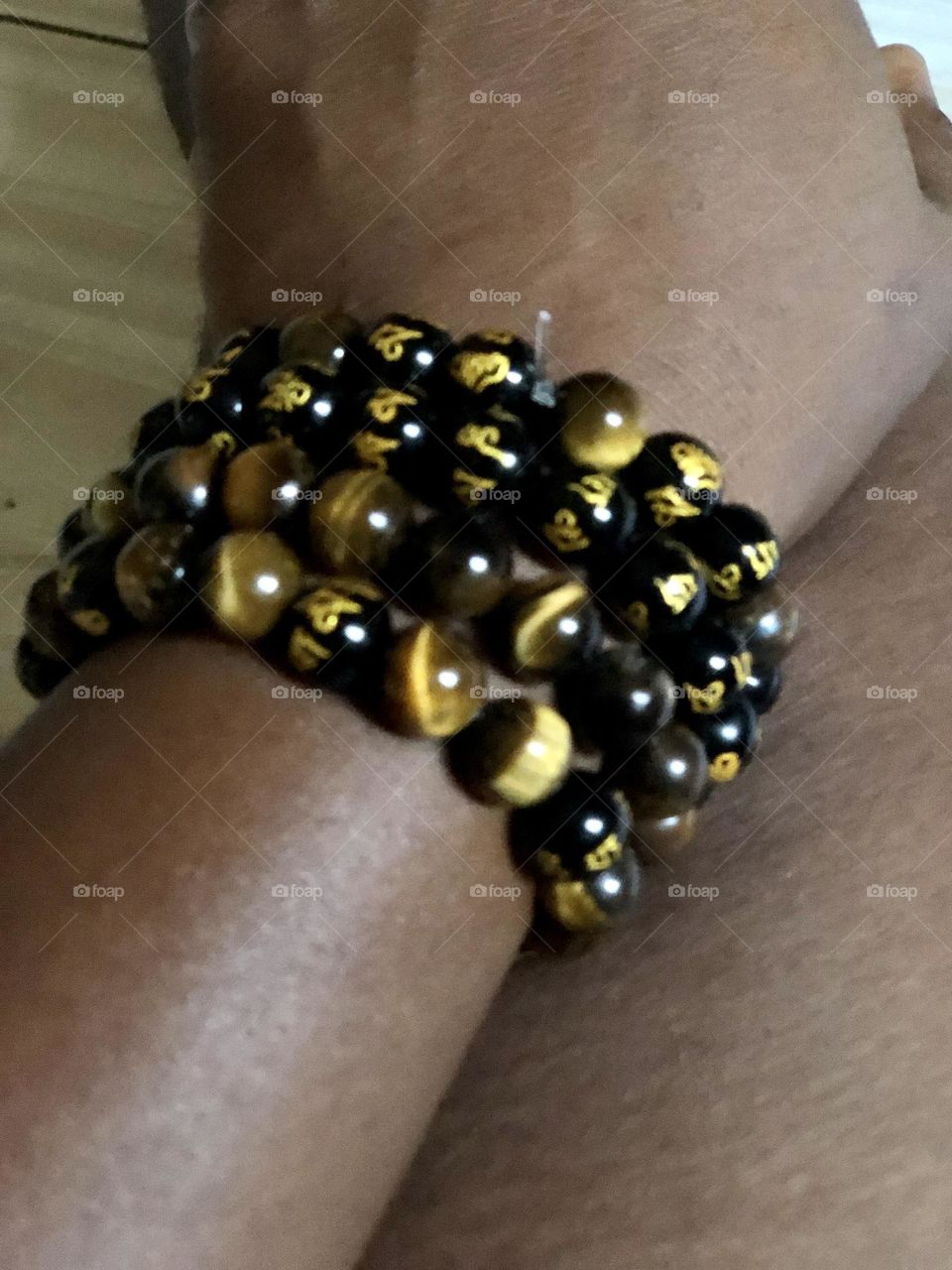 Locally made hand beed